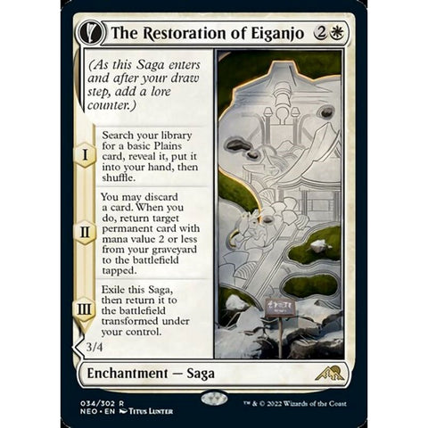Magic Single - The Restoration of Eiganjo // Architect of Restoration