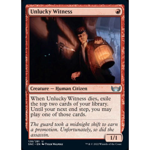 Magic Single - Unlucky Witness (Foil)
