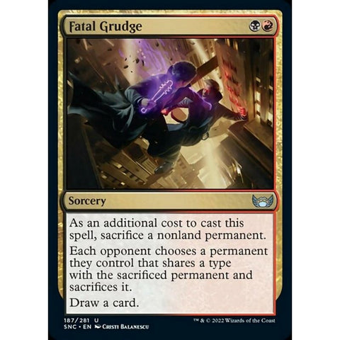 Magic Single - Fatal Grudge (Foil)