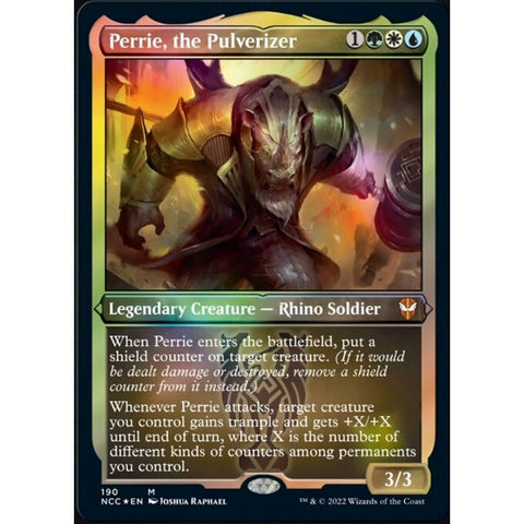 Magic Single - Perrie, the Pulverizer (Foil Etched)