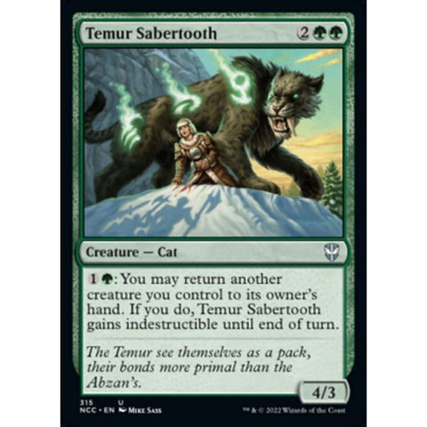 Magic Single - Temur Sabertooth
