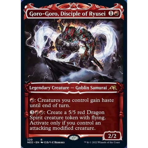 Magic Single - Goro-Goro, Disciple of Ryusei (Showcase) (Foil)