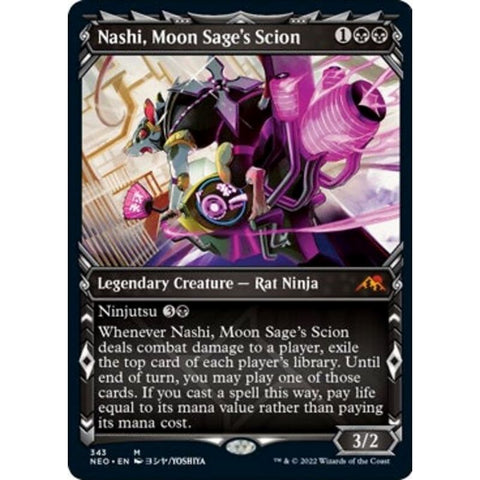 Magic Single - Nashi, Moon Sage's Scion (Showcase) (Foil)