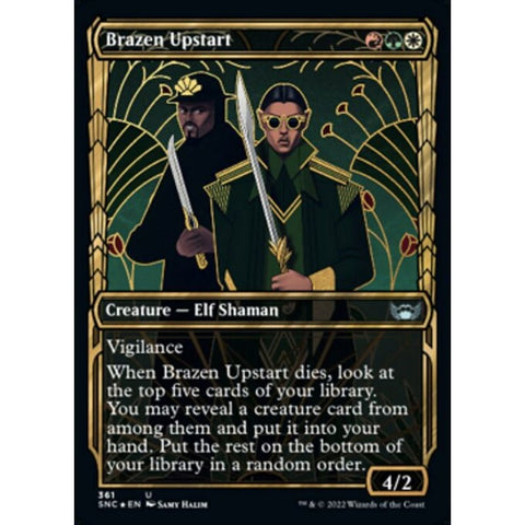 Magic Single - Brazen Upstart (Showcase) (Foil)