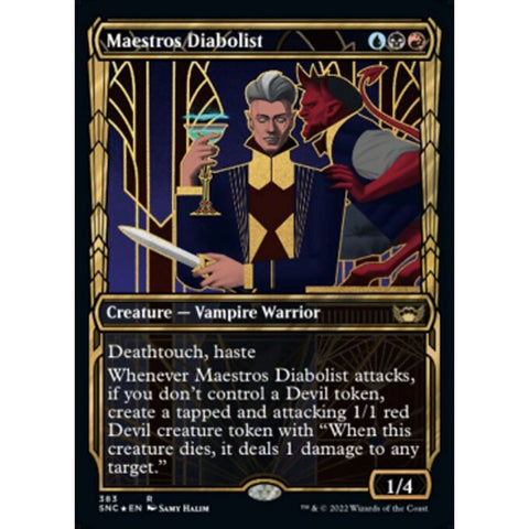 Magic Single - Maestros Diabolist (Showcase) (Foil)