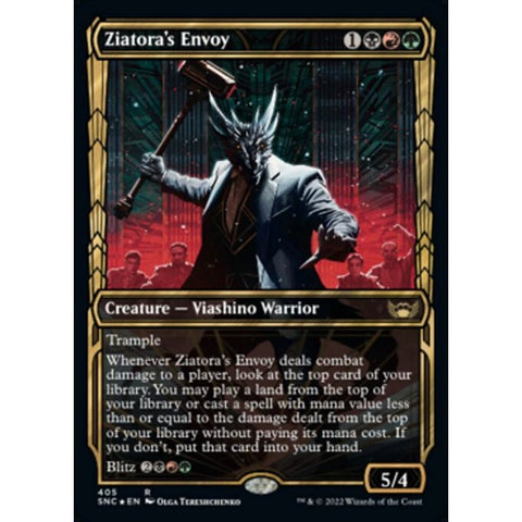 Magic Single - Ziatora's Envoy (Showcase) (Foil)