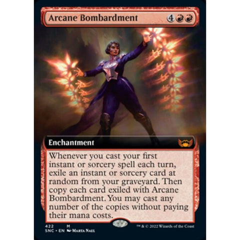Magic Single - Arcane Bombardment (Extended art) (Foil)
