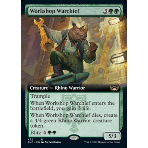 Magic Single - Workshop Warchief (Extended art)