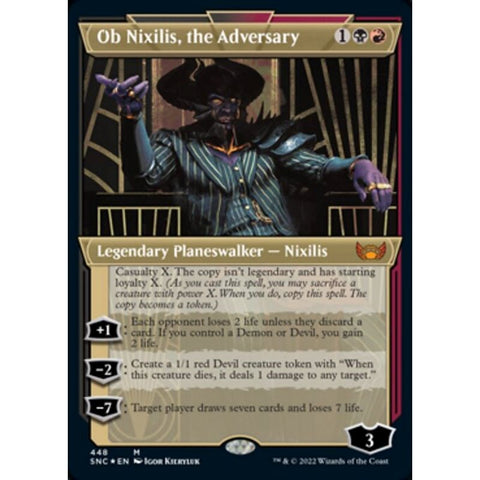 Magic Single - Ob Nixilis, the Adversary (Showcase) (Foil Etched)