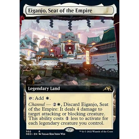 Magic Single - Eiganjo, Seat of the Empire (Extended art) (Foil)