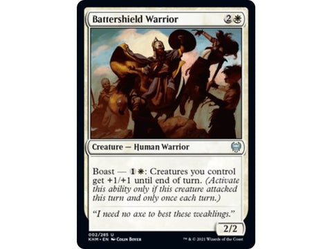 Magic Single - Battershield Warrior (Foil)