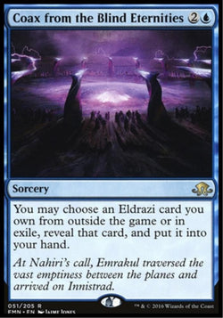 Coax from the Blind Eternities