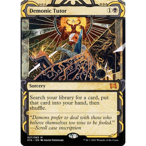 Magic Single - Demonic Tutor (Foil Etched)