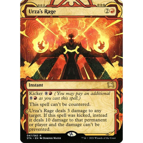 Magic Single - Urza's Rage (Foil Etched)