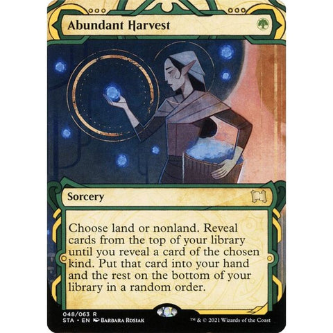 Magic Single - Abundant Harvest (Foil Etched)