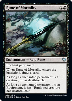 Magic Single - Rune of Mortality (Foil)