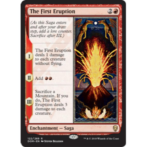 The First Eruption