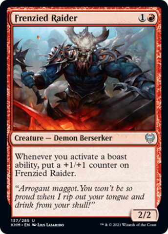 Magic Single - Frenzied Raider (Foil)