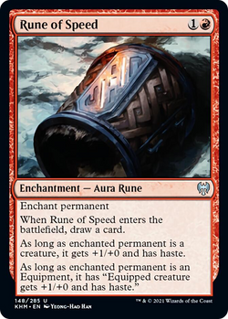 Magic Single - Rune of Speed (Foil)