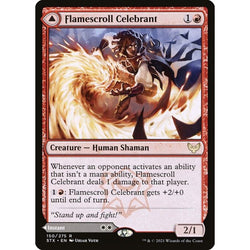 Magic Single - Flamescroll Celebrant // Revel in Silence (Foil)