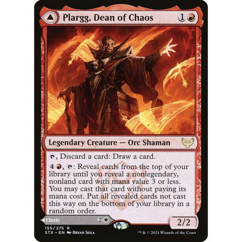 Magic Single - Plargg, Dean of Chaos // Augusta, Dean of Order (Foil)