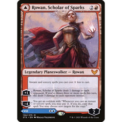 Magic Single - Rowan, Scholar of Sparks // Will, Scholar of Frost (Foil)