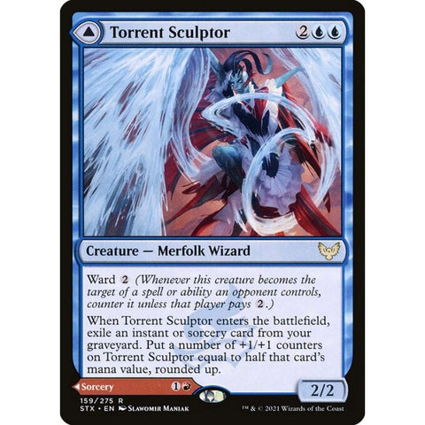 Magic Single - Torrent Sculptor // Flamethrower Sonata (Foil)