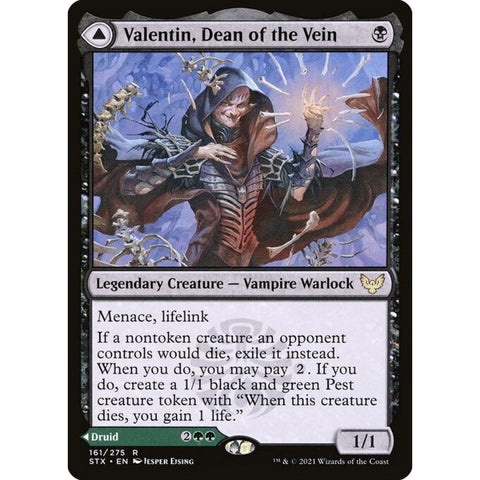 Magic Single - Valentin, Dean of the Vein // Lisette, Dean of the Root (Foil)