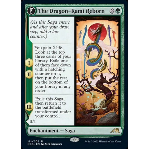 Magic Single - The Dragon-Kami Reborn // Dragon-Kami's Egg (Foil)