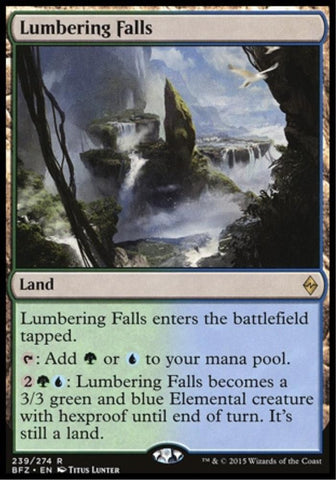 Lumbering Falls