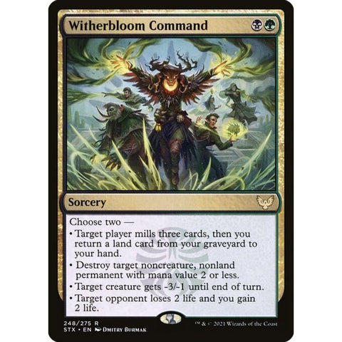 Magic Single - Witherbloom Command (Foil)