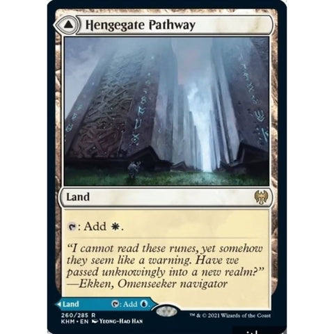 Magic Single - Mistgate Pathway // Hengegate Pathway (Foil)