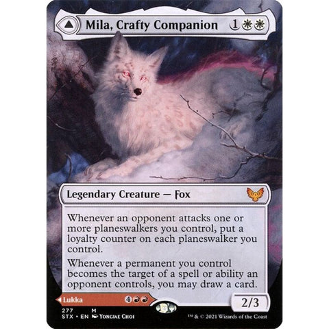 Magic Single - Mila, Crafty Companion // Lukka, Wayward Bonder (Borderless) (Foil)