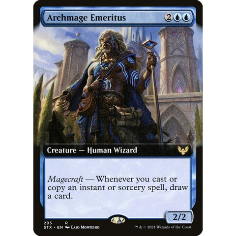 Magic Single - Archmage Emeritus (Foil) (Extended Art)