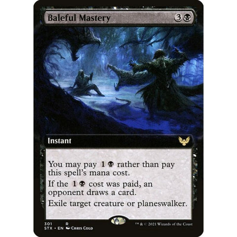 Magic Single - Baleful Mastery (Foil) (Extended Art)