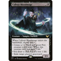 Magic Single - Callous Bloodmage (Foil) (Extended Art)