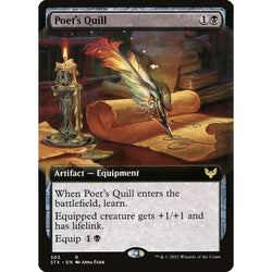 Magic Single - Poet's Quill (Foil) (Extended Art)