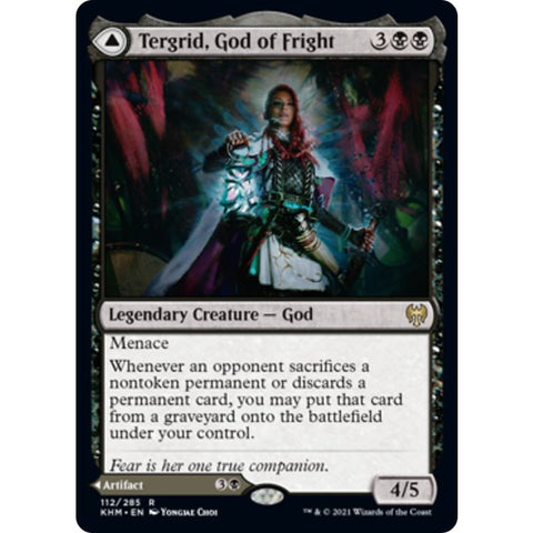 Magic Single - Tergrid, God of Fright // Tergrid's Lantern (Showcase Foil)