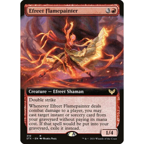 Magic Single - Efreet Flamepainter (Foil) (Extended Art)