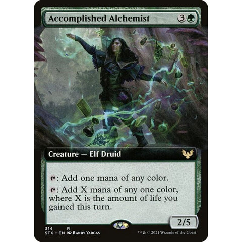 Magic Single - Accomplished Alchemist (Foil) (Extended Art)