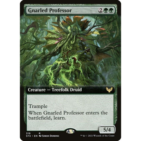 Magic Single - Gnarled Professor (Foil) (Extended Art)