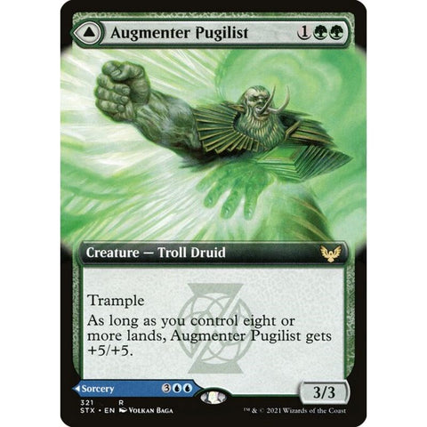 Magic Single - Augmenter Pugilist // Echoing Equation (Foil) (Extended Art)