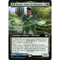 Magic Single - Kianne, Dean of Substance // Imbraham, Dean of Theory (Foil) (Extended Art)