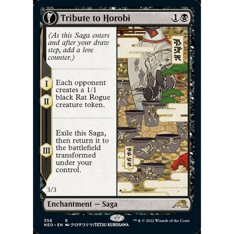 Magic Single - Tribute to Horobi // Echo of Death's Wail (Showcase) (Foil)
