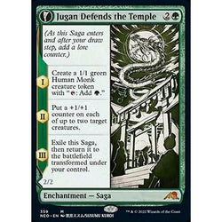 Magic Single - Jugan Defends the Temple // Remnant of the Rising Star (Showcase) (Foil)