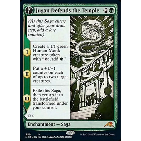 Magic Single - Jugan Defends the Temple // Remnant of the Rising Star (Showcase) (Foil)
