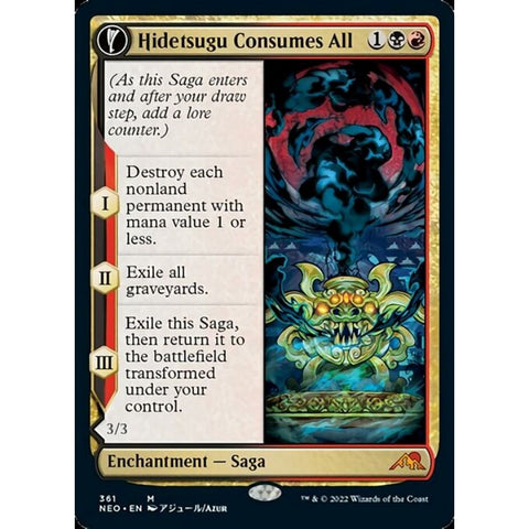 Magic Single - Hidetsugu Consumes All // Vessel of the All-Consuming (Showcase) (Foil)