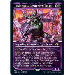 Magic Single - Hidetsugu, Devouring Chaos (Showcase) (Foil)