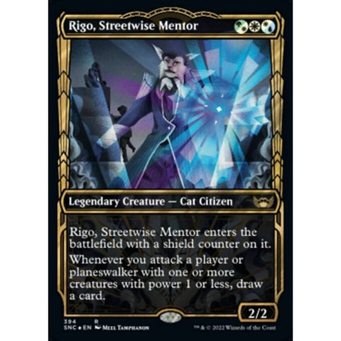 Magic Single - Rigo, Streetwise Mentor (Showcase) (Foil)