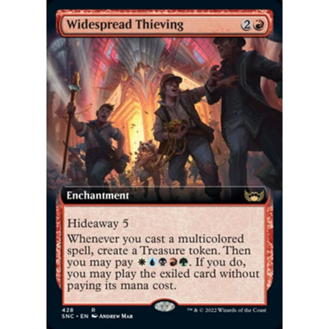 Magic Single - Widespread Thieving (Extended art) (Foil)